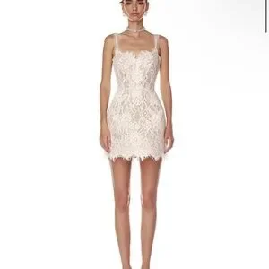 chinese dress ladies Elaine Lace Mini Dress in Black